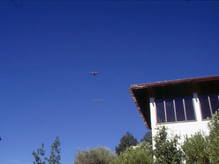サンフランシスコ8　青い空にグライダー